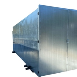 8 X 8 X 30 Gas Powder Coat Curing Oven - Welded Tube Steel Frame