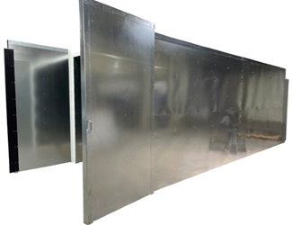 10 X 10 X 30 Gas Industrial  Powder Coat Curing Oven - Welded Tube Steel Frame