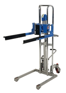 Steel adjustable box stacker 42-1/4 inch raised height 380 lb capacity