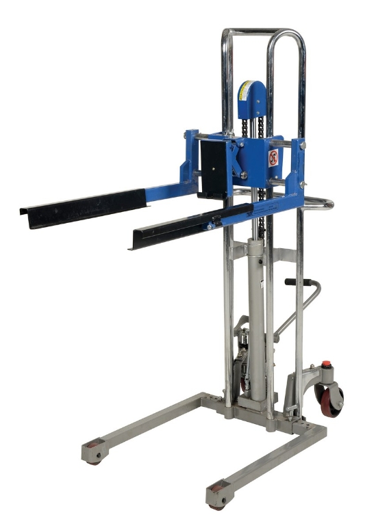 Steel adjustable box stacker 42-1/4 inch raised height 380 lb capacity
