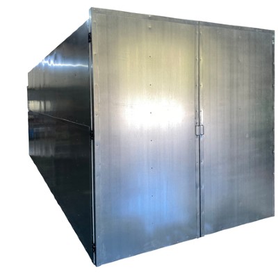6 x 6 x 20 Gas Powder Coat Curing Oven - Welded Tube Steel Frame