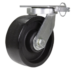 RollX glass filled nylon swivel caster 4-position lock 8 inch x 3 inch 3500 lb capacity