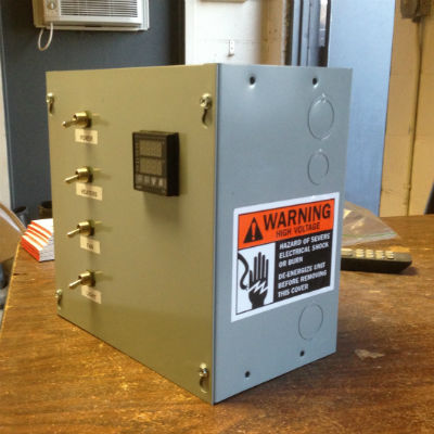 Control Panel For Economy Electric Powder Coat Ovens 