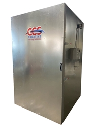 6 x 6 x 8 Gas Industrial Powder Coat Curing Oven