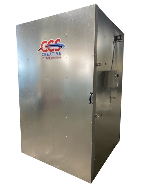 6' x 6' x 8' Gas Industrial Powder Coat Curing Oven