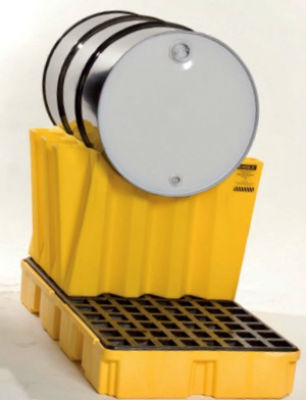 Poly Drum Cradle 1605 - Heavy-Duty Chemical Drum Storage Stand