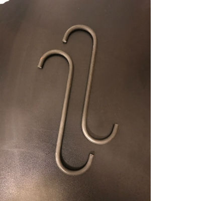 6" .180 Wire S-Hooks for Powder Coating & Painting – Model S-180-6