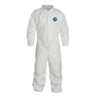 Tyvek Full-Cut Clean room Coverall - Large (Case Of 25) for sale Supply