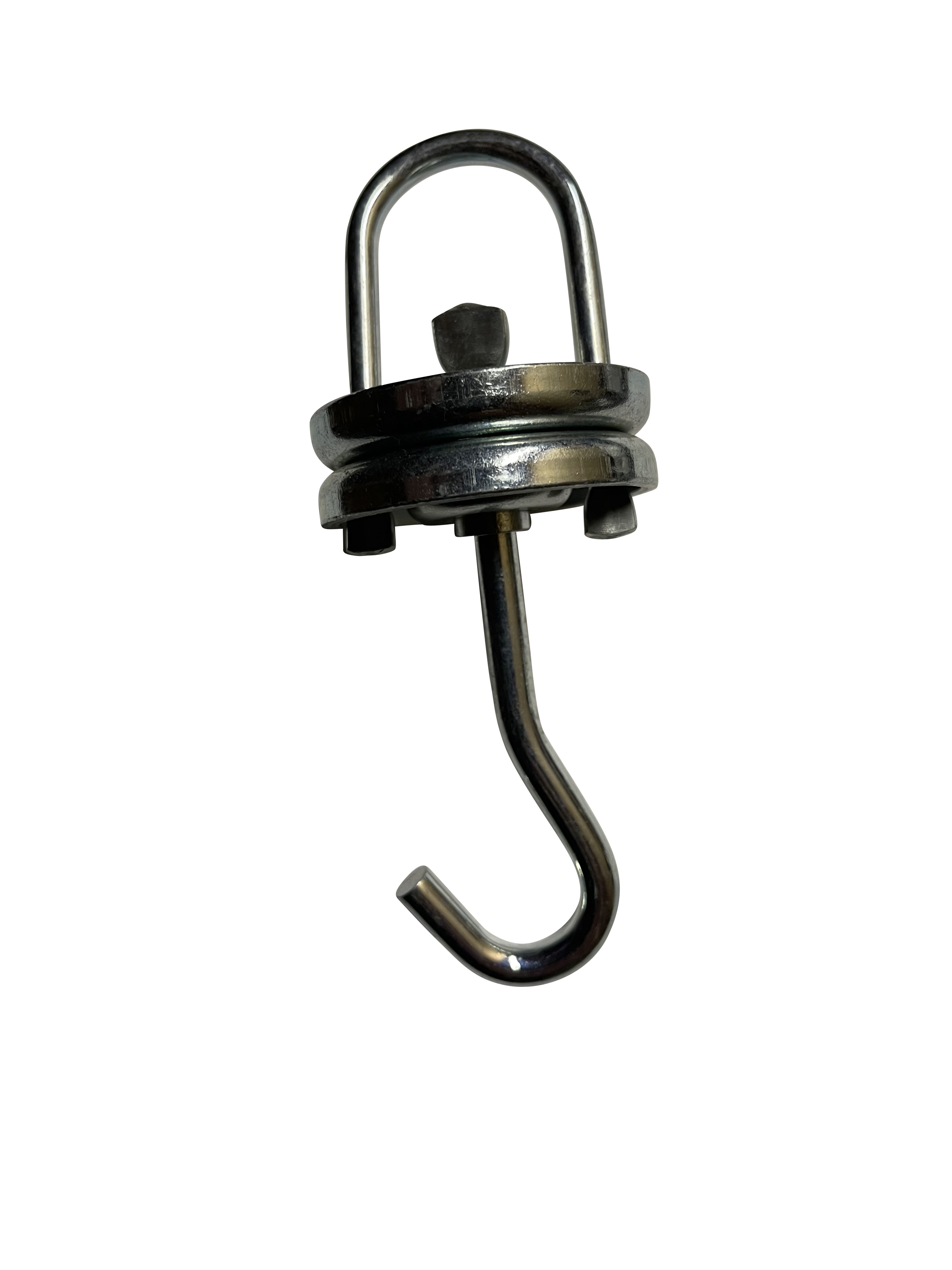 Swivel U powder coat hook 200 lb capacity 1000 degree rated steel construction