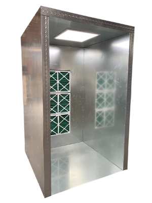 4'×4'×8' Economy Powder Coat Spray Enclosure - Professional Spray Booth