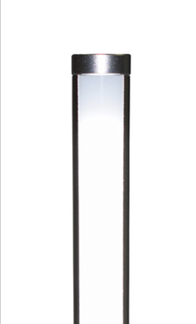 70-inch display case LED light kit with matte aluminum housing for metal frame showcase