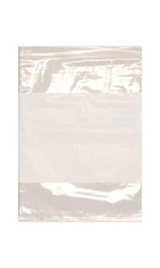 Resealable 9 x 12 inch parts bags with white labelling block 100 count pack for shop organization