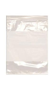 Resealable 9” x 12” Parts Bag With White labelling Block (100ct)