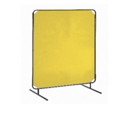 6x8 Yellow Vinyl Welding Curtain - Flame Retardant | Creative Coating Solutions