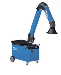 Miller FILTAIR MWX-D fume extractor package SA810 with 10 foot extraction arm mobile unit