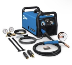 Miller Millermatic 211 single phase MIG welder base unit 120 240 volt MVP plug