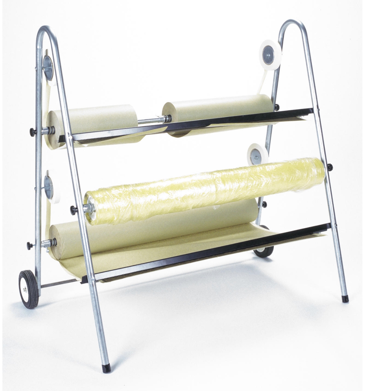 36 Inch Autobody Masking Stand Mobile Cart for Auto Body Shops - Creative Coating Solutions