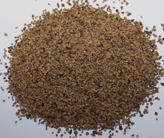 Walnut shell 10 lb blast media bag for soft surface cleaning and light coating removal