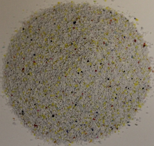 Melamine plastic abrasive 10 lb blast media for coating removal on aluminum and composites