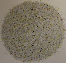 Melamine plastic abrasive 10 lb blast media for coating removal on aluminum and composites