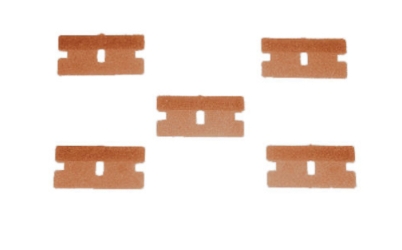 Plastic blades for windshield removal and sticker removal non-scratch