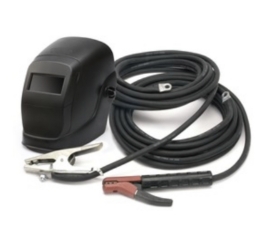 Lincoln Electric 400A stick welding accessory kit with cables electrode holder head shield