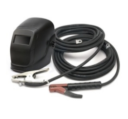 Lincoln Electric 400A stick welding accessory kit with cables electrode holder head shield