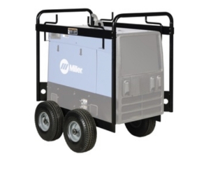 Miller running gear for Bobcat 225 250 welder generators 15 inch never flat tires protective cage