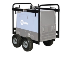 Miller running gear for Bobcat 225 250 welder generators 15 inch never flat tires protective cage