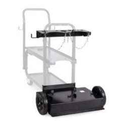 Miller Millermatic Multimatic Diversion welding cart with 8 inch poly rubber wheels