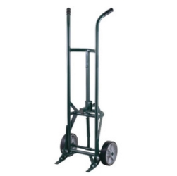 Harper Series 78 Drum King Truck 1200 lb capacity 10 inch rubber wheels spring loaded swing axle