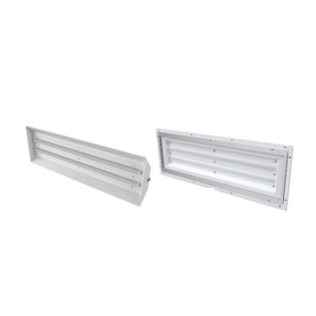 Cross flow paint booth 30 inch light extension kit with integrated light fixtures