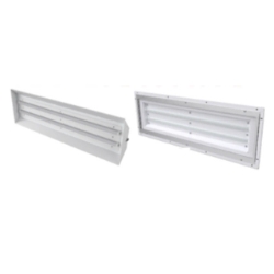 LED lighting upgrade kit for paint mixing room and open front spray booth