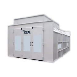 Semi downdraft paint spray booth canopy plenum kit white powder coated 18 gauge panels