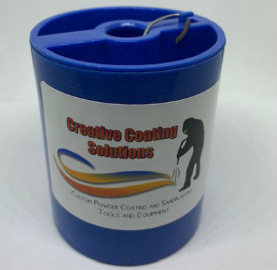 Stainless Steel Hanging Wire 0.041" | High-Temp Powder Coat Racking Wire